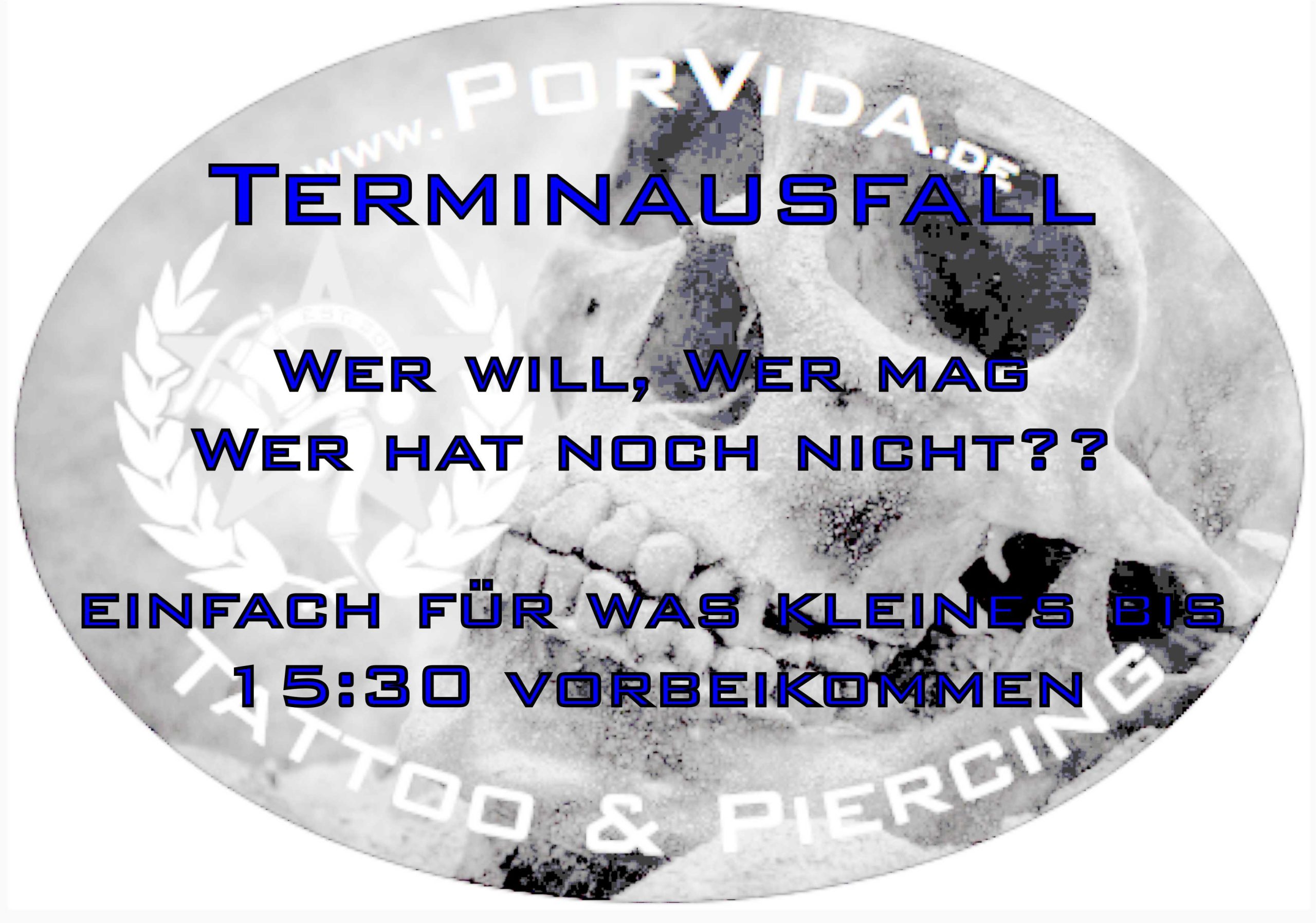 Terminausfall wg. Krankheit